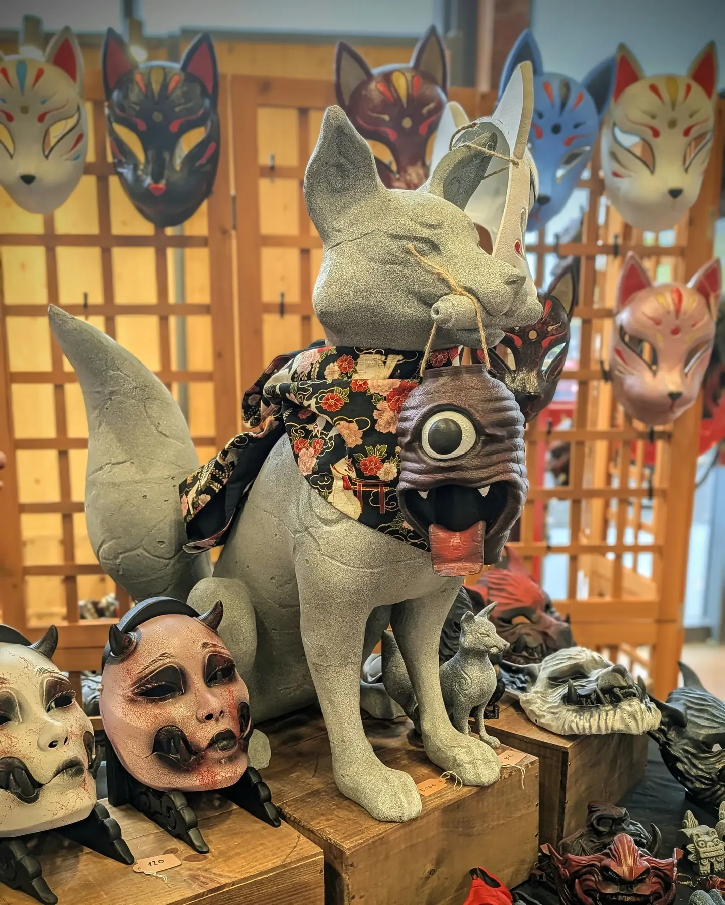 Japanese yokai figures