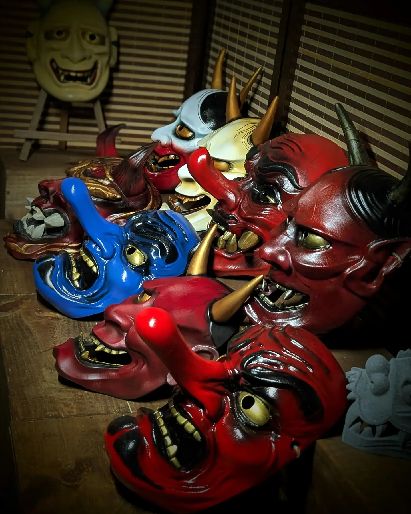 Handmade Japanese masks
