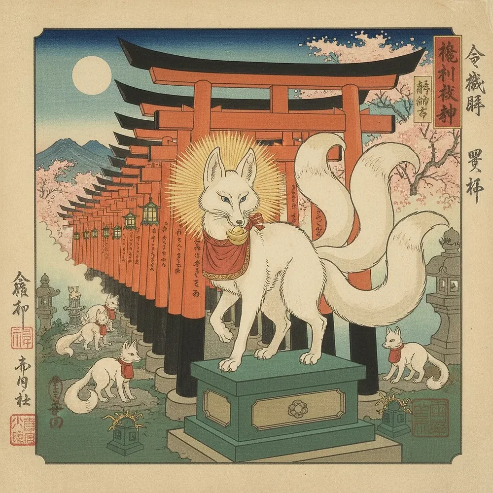 Inari Ōkami: arroz, zorros y santuarios japoneses en el blog Dai Yokai