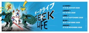 Event banner for Geek Life Le Mans 2026