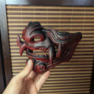 Hannya Mempo Samurai halfmasker