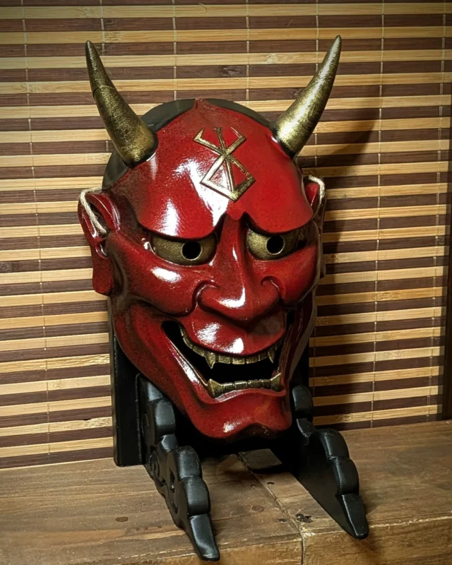 Masque Hannya Berserk fait main
