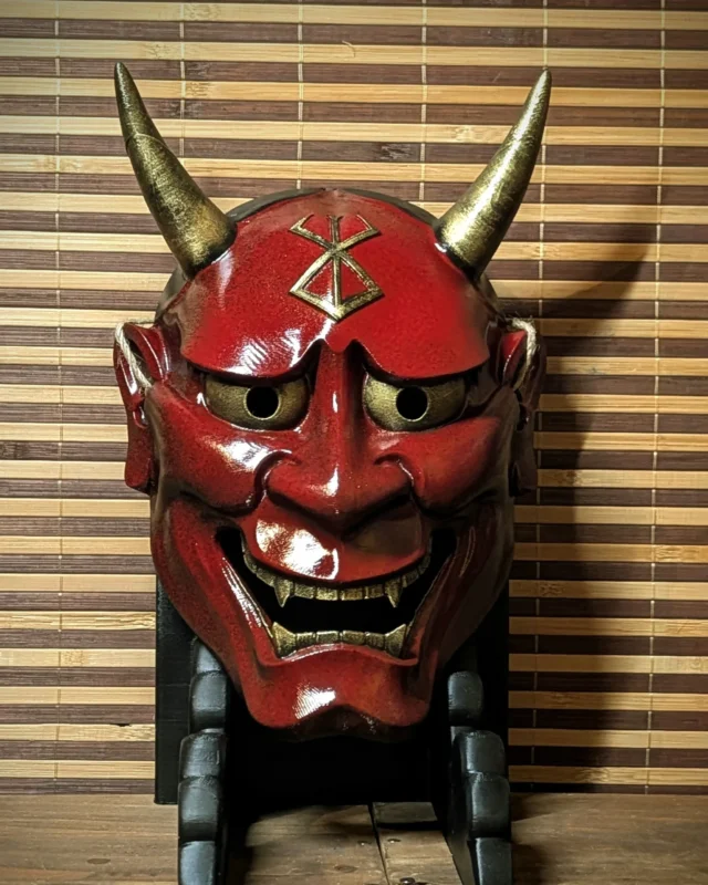 Masque Hannya Berserk fait main
