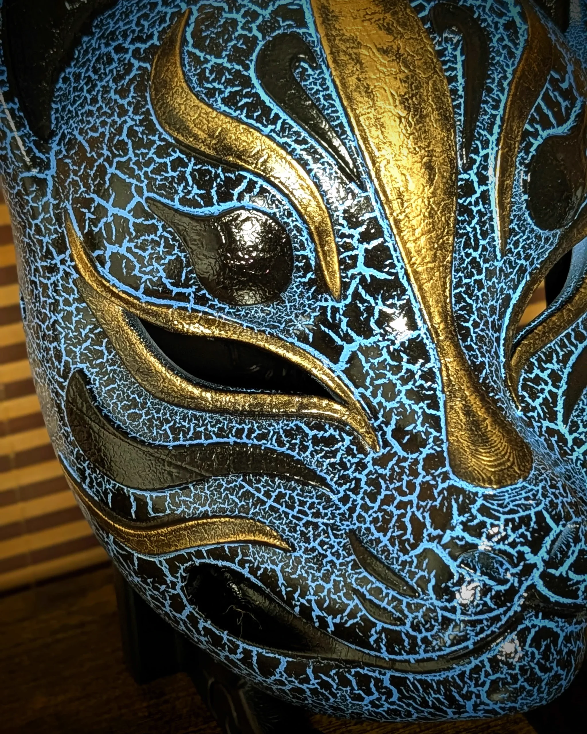 Creazione artigianale Dai Yokai: Maschera Kitsune moderna