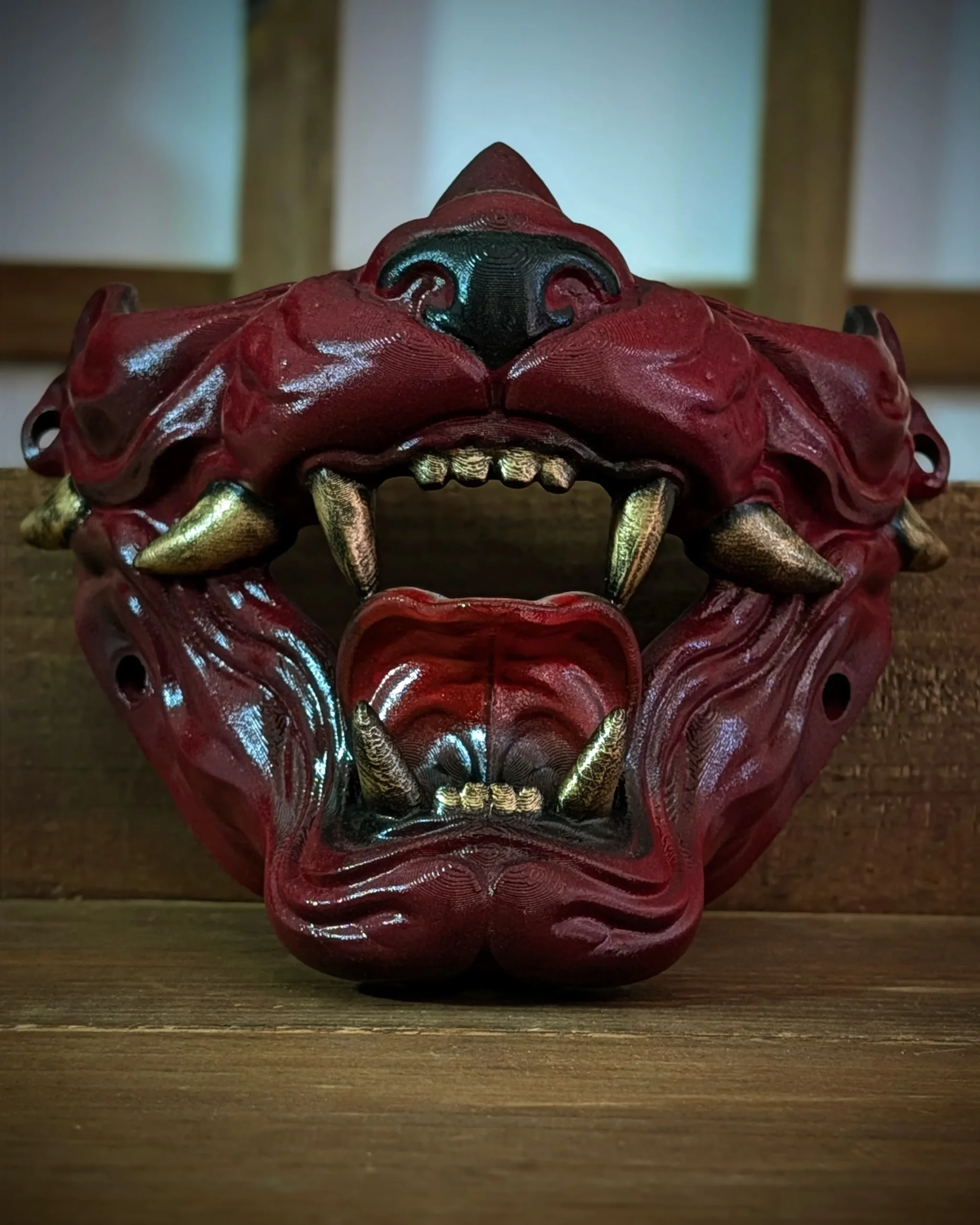 Neko Hannya halfmasker, productafbeelding 5