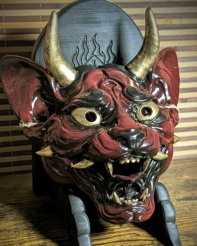 Masque Neko Hannya, chat démon