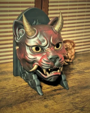 Nekomata Japanese Demon Cat Mask