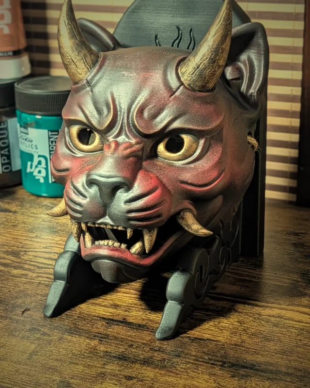 Masque Nekomata, chat démon japonais