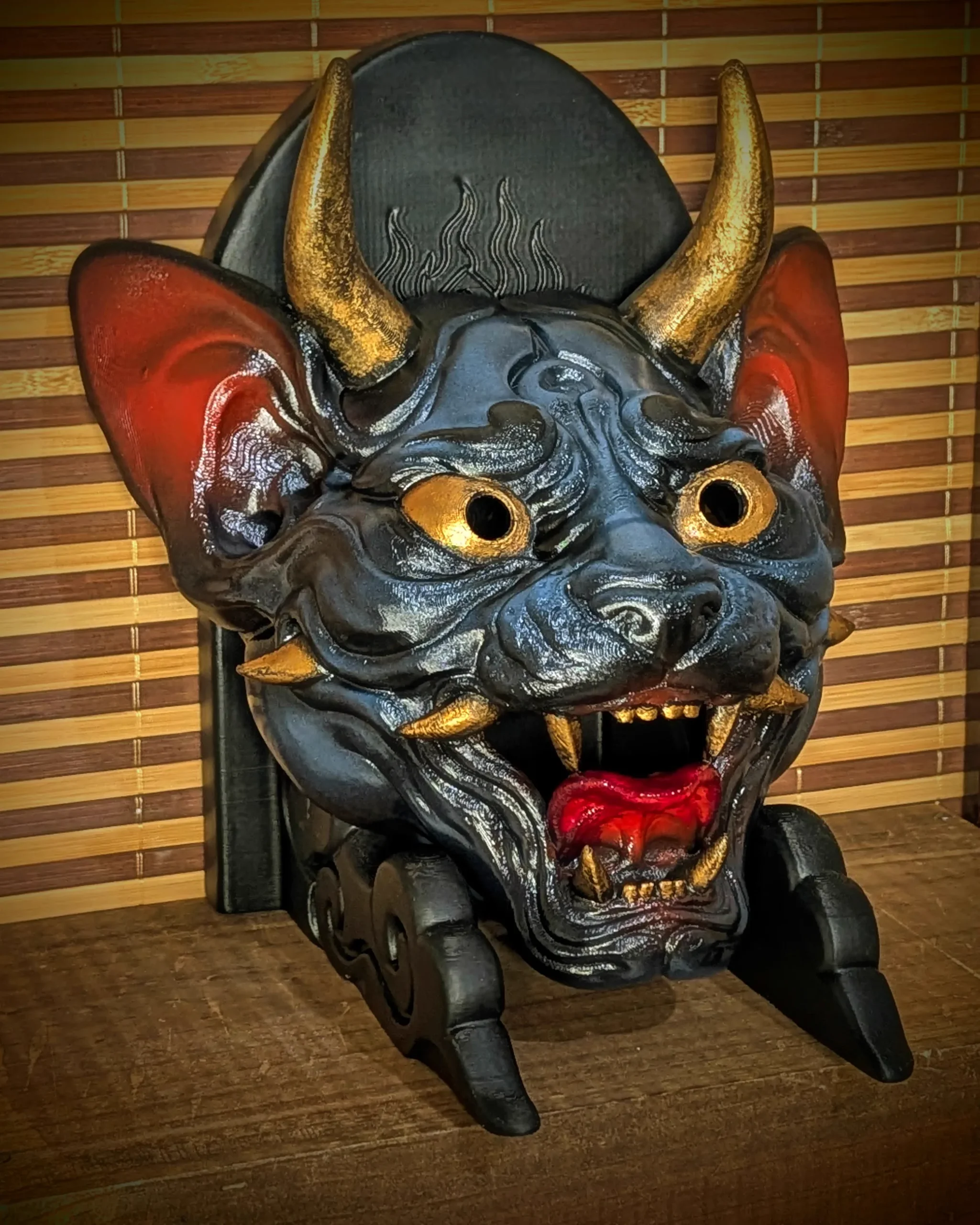 Masque Neko Hannya, chat démon - Image 11