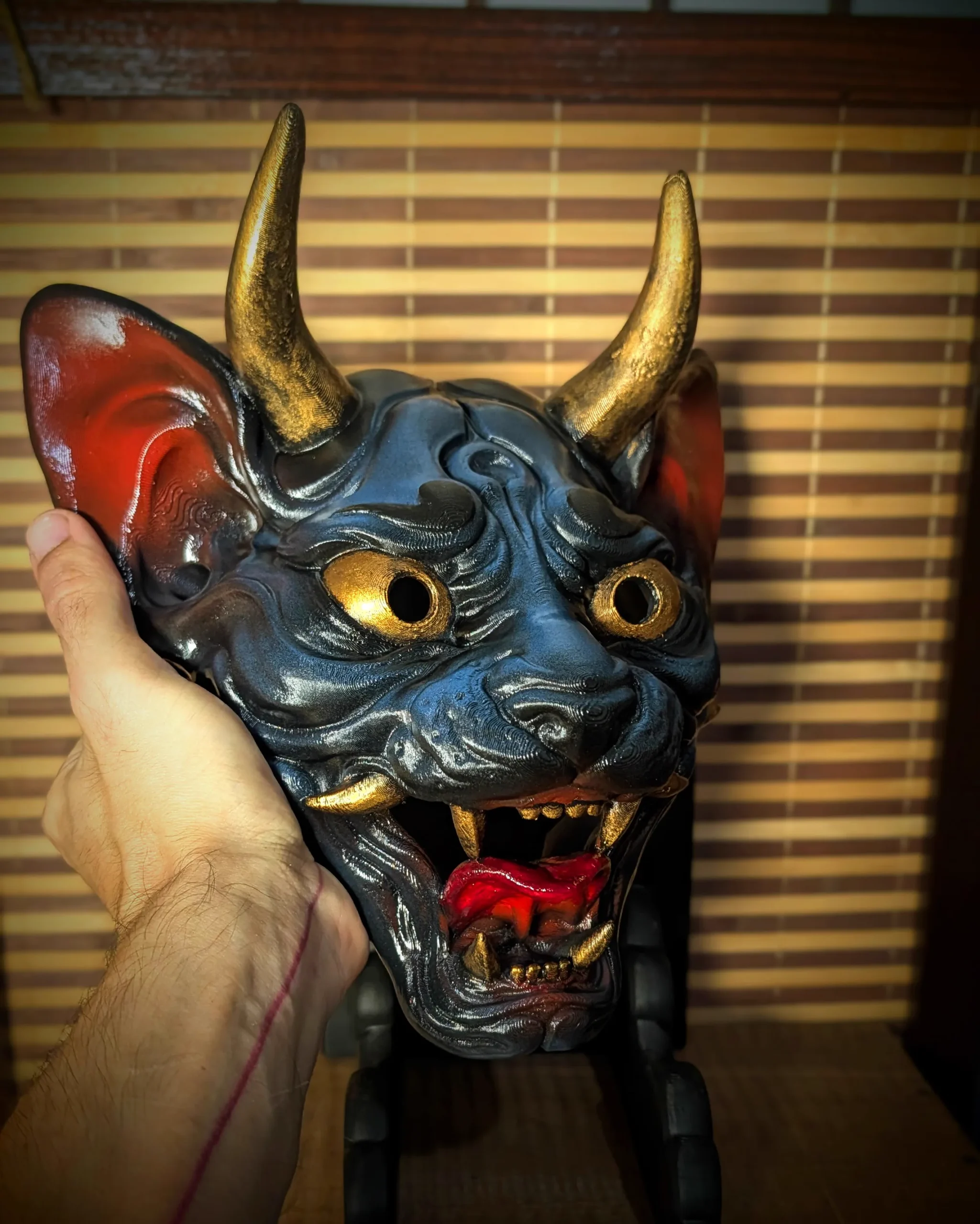 Masque Neko Hannya, chat démon - Image 10