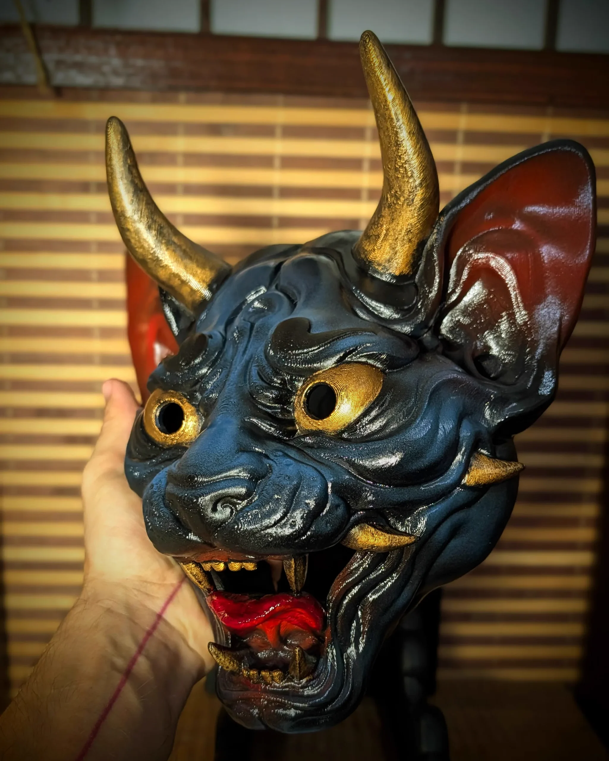Masque Neko Hannya, chat démon - Image 8