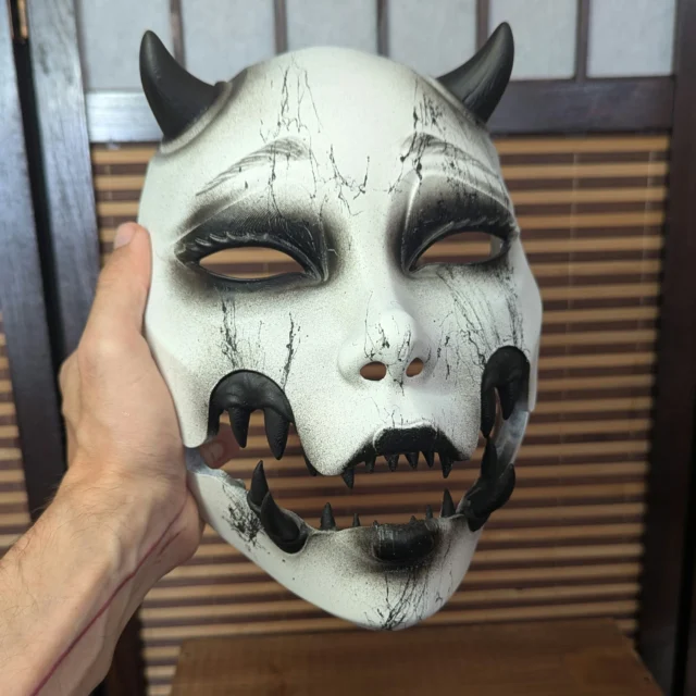 Articulated Kuchisake-Onna Mask, Bare Face