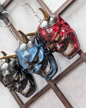 Traditional Hannya Keychain
