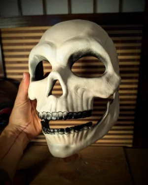 Masque articulé Gashadokuro, le yōkai squelette