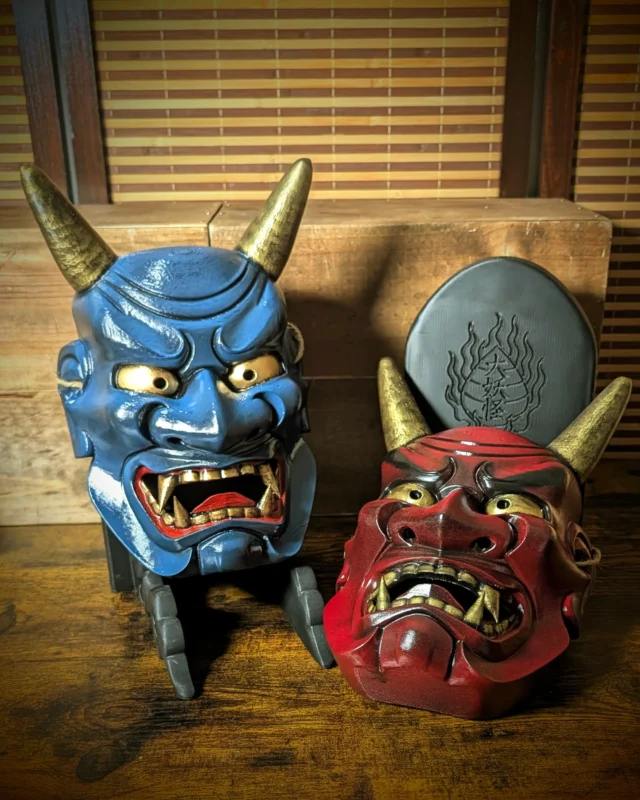 Pack Duo Oni Ondeko Rouge et Bleu