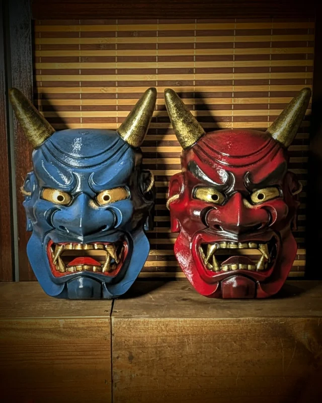 Pack Duo Oni Ondeko Rouge et Bleu
