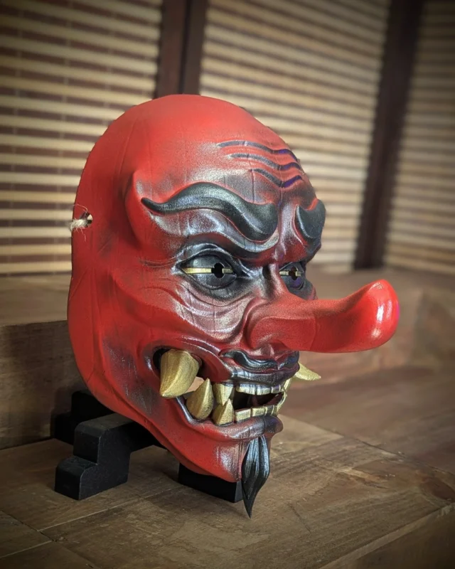 Masque Tengu esprit de la montagne