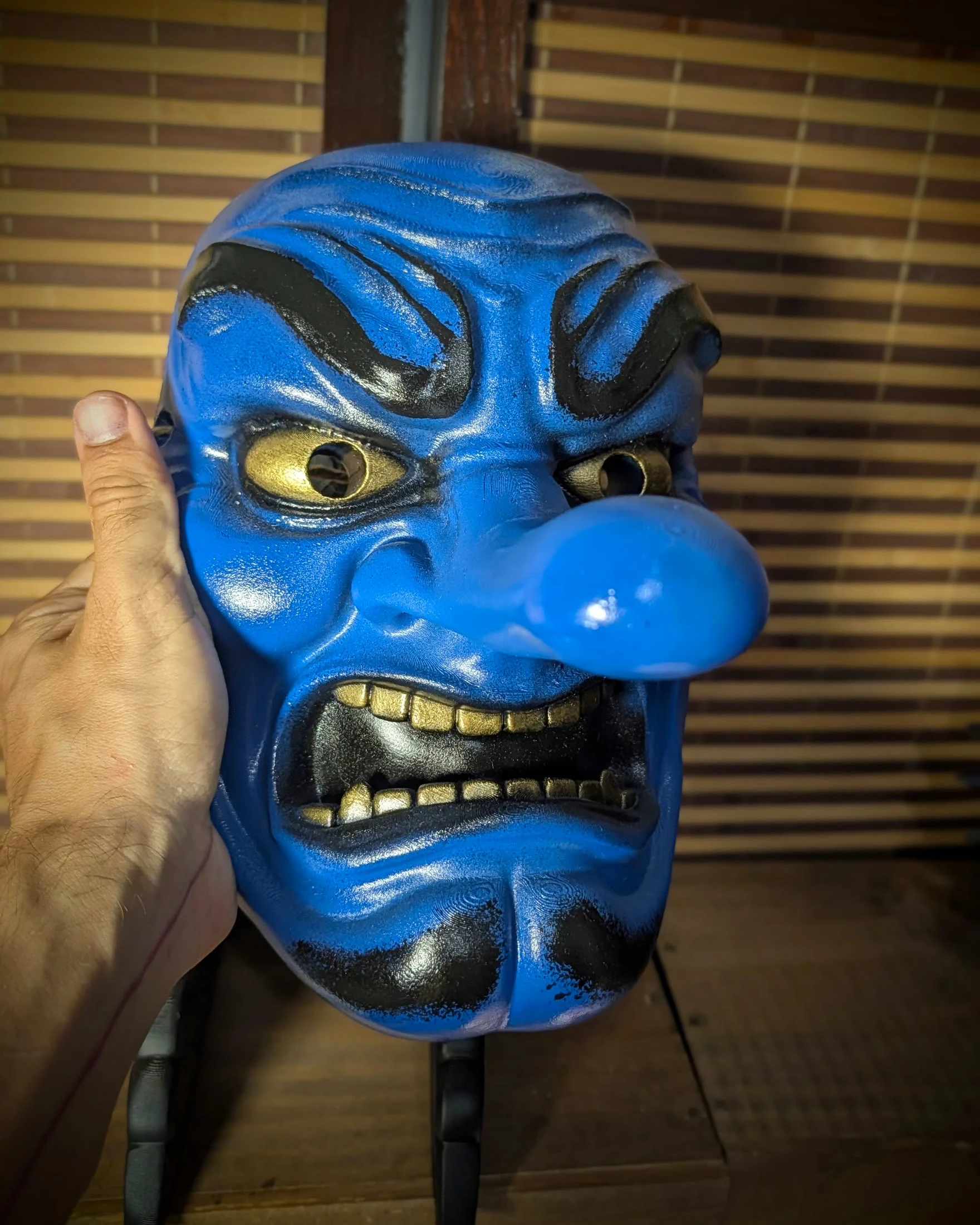 Máscara Tengu tradicional, vista del producto 7